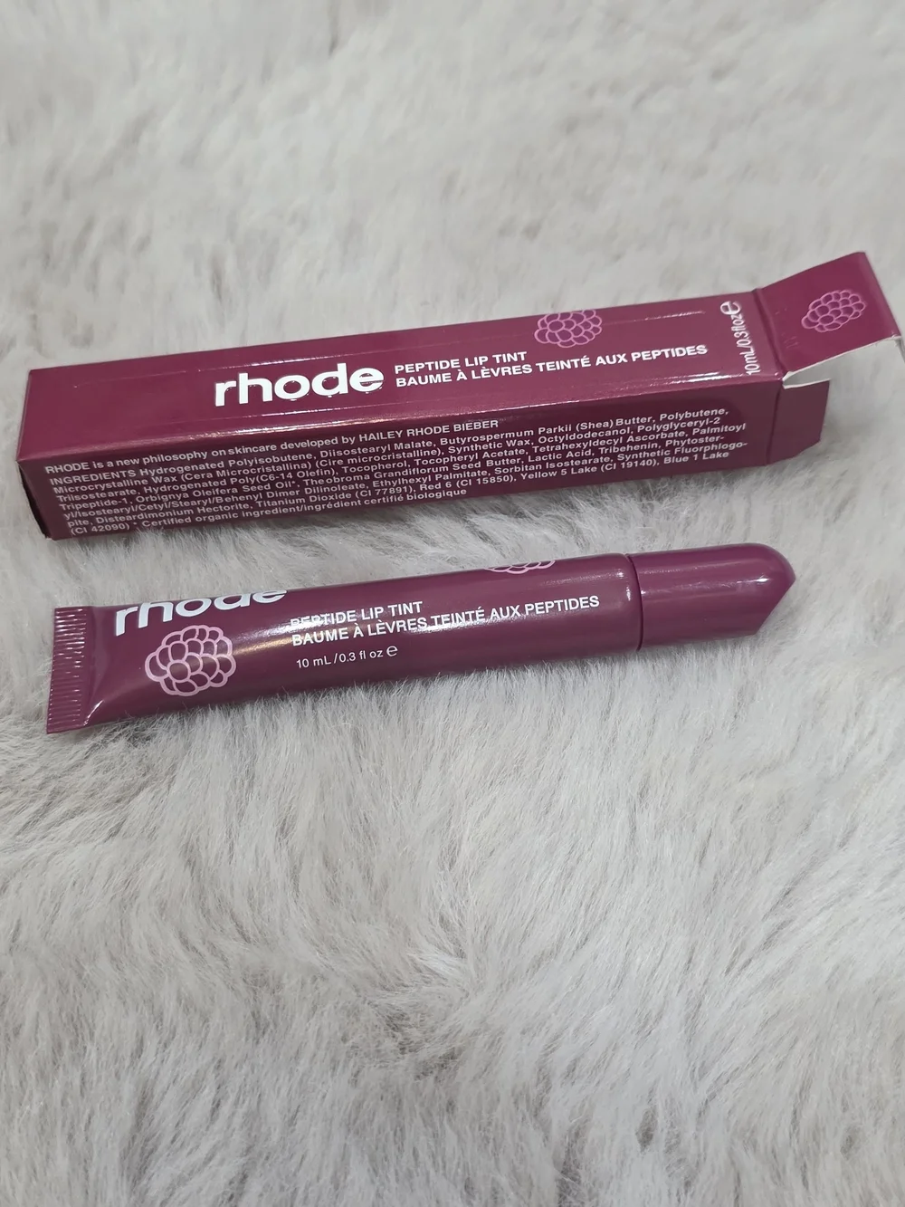 Rhode Scented Peptide Lip Tint – Raspberry Jelly  LIMITED EDITION - New In Box